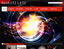 Tablet Screenshot of mauritzlotz.com